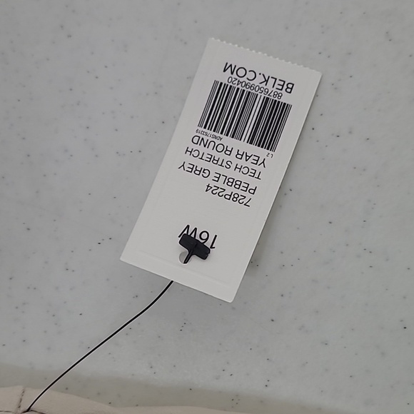 NWT Crown & Ivy Khaki Pull-On Ankle Pants size 16W - Picture 4 of 9